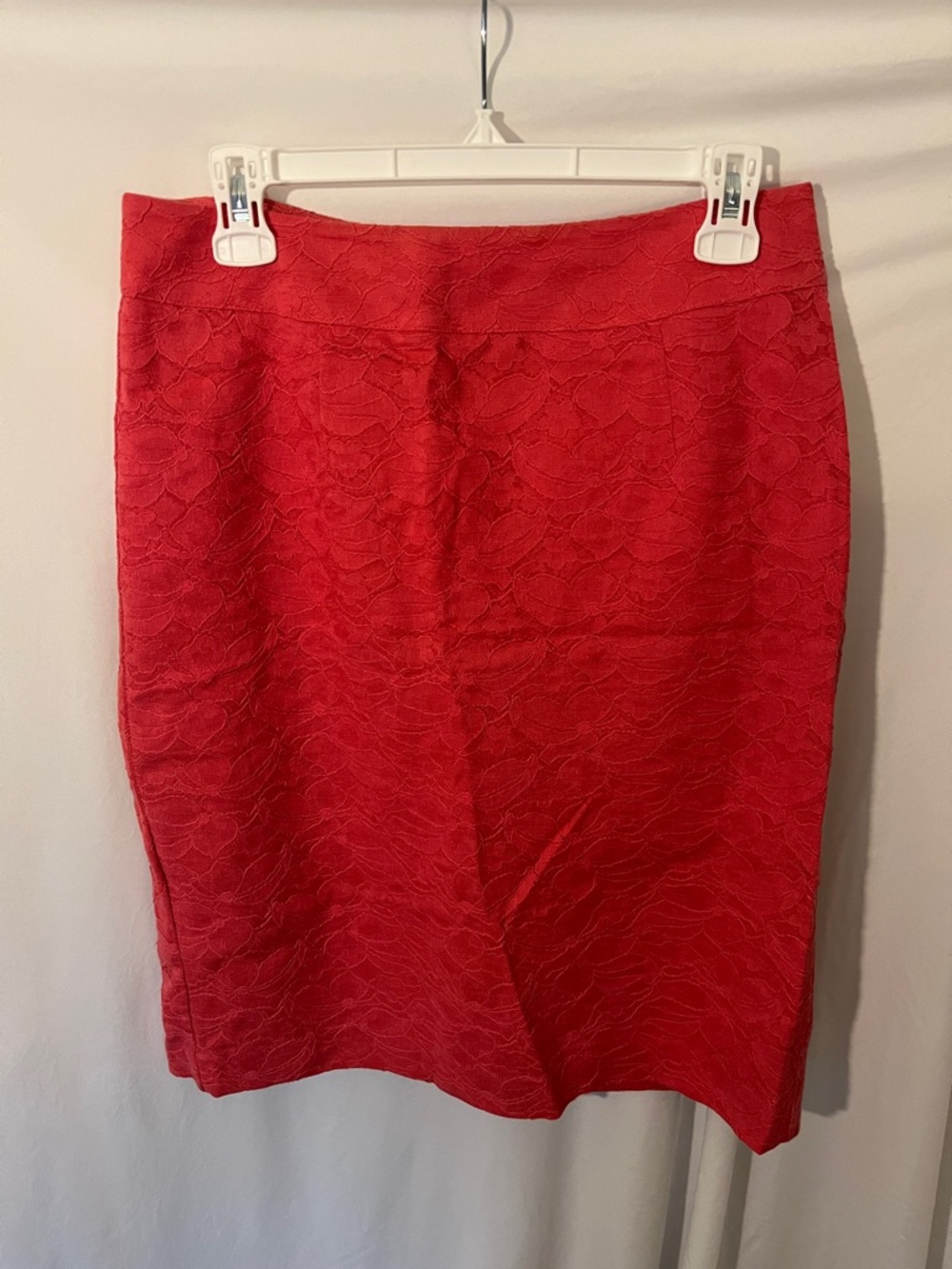 Pink Lace Pencil Skirt - Women